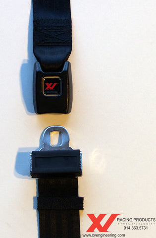 XV Racing Products 2-Point Rear Lap Belt-Black